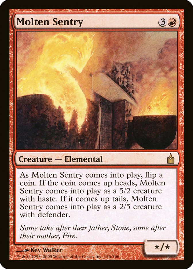 Molten Sentry [Ravnica: City of Guilds] | Red Riot Games CA