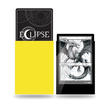 Ultra PRO: Standard 100ct Sleeves - Eclipse Gloss (Lemon Yellow)