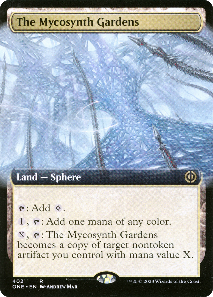The Mycosynth Gardens (Extended Art) [Phyrexia: All Will Be One] | Red Riot Games CA