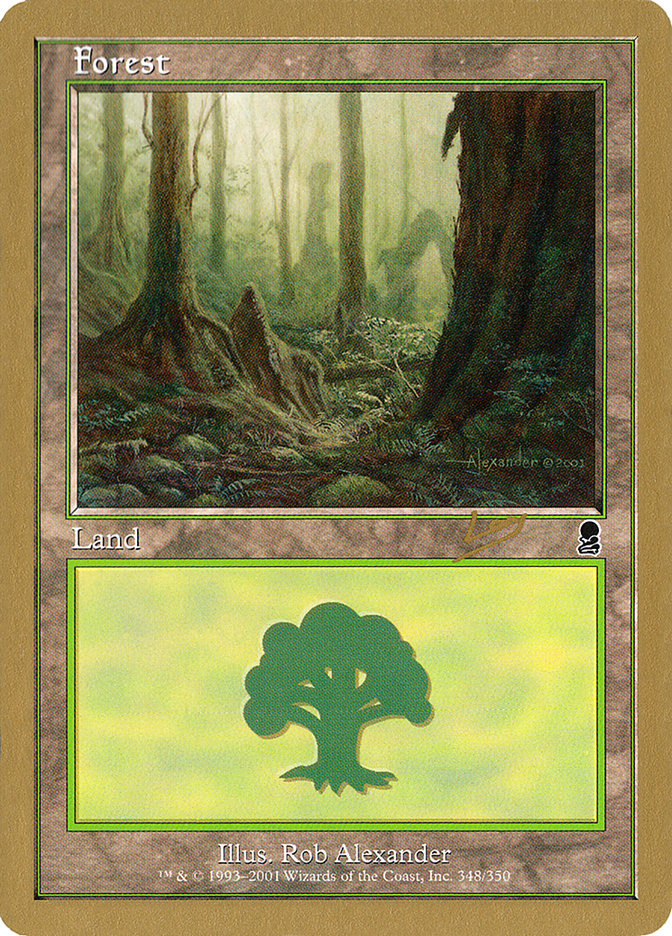 Forest (rl348) (Raphael Levy) [World Championship Decks 2002] | Red Riot Games CA