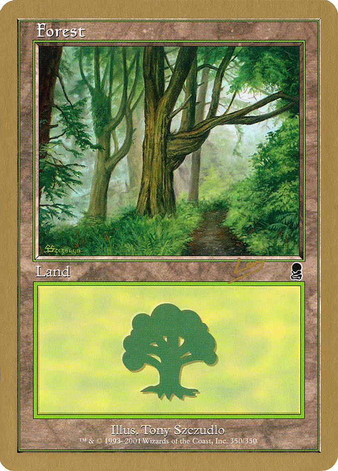 Forest (rl350) (Raphael Levy) [World Championship Decks 2002] | Red Riot Games CA