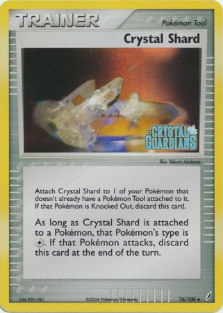Crystal Shard (76/100) (Stamped) [EX: Crystal Guardians] | Red Riot Games CA