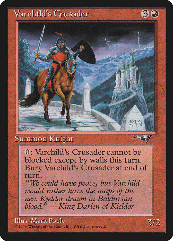 Varchild's Crusader (Brown Horse) [Alliances] | Red Riot Games CA