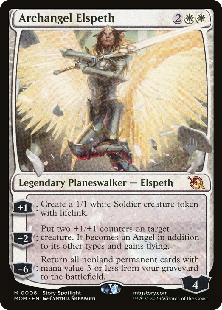 Archangel Elspeth (Promo Pack) [March of the Machine Promos] | Red Riot Games CA