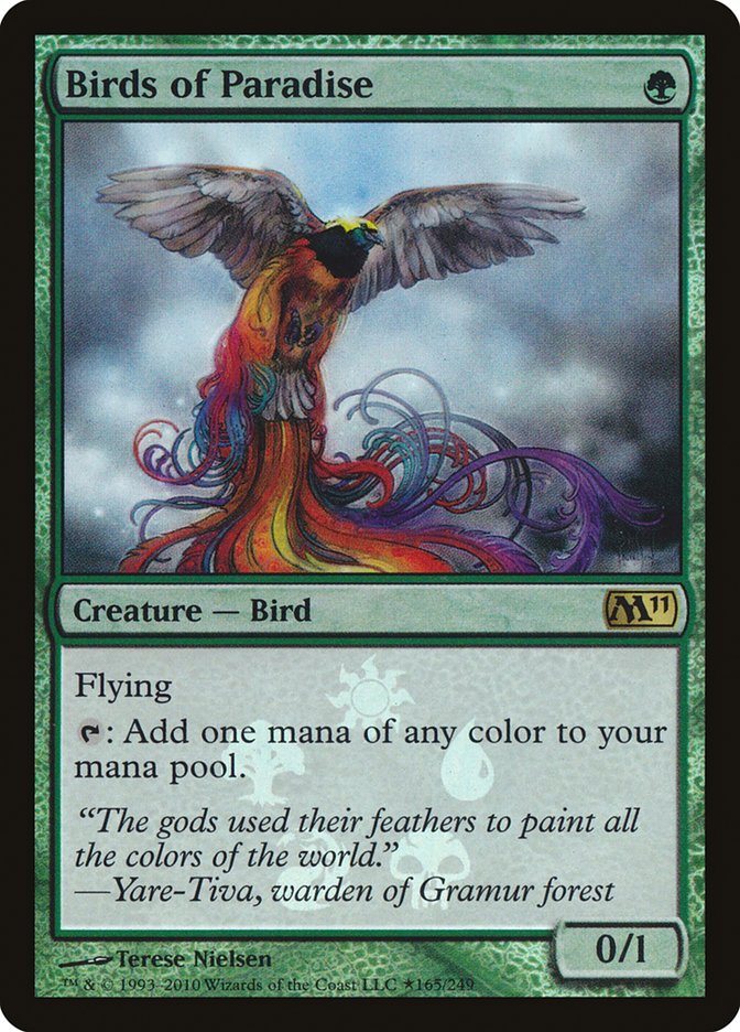 Birds of Paradise (Buy-A-Box) [Magic 2011 Promos] | Red Riot Games CA