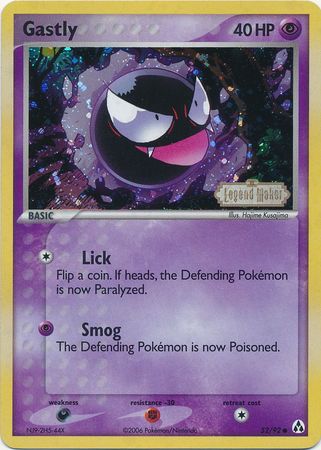 Gastly (52/92) (Stamped) [EX: Legend Maker] | Red Riot Games CA