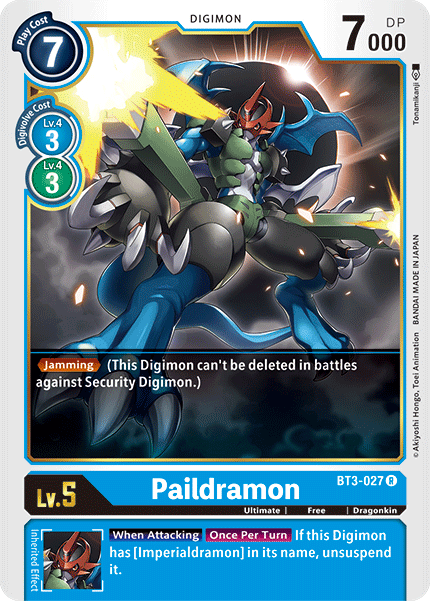 Paildramon [BT3-027] [Release Special Booster Ver.1.5] | Red Riot Games CA