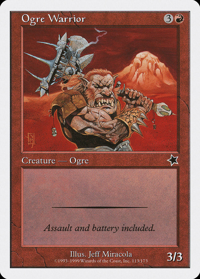 Ogre Warrior [Starter 1999] | Red Riot Games CA