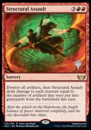 Structural Assault (Promo Pack) [Streets of New Capenna Promos] | Red Riot Games CA