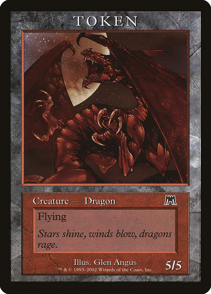 Dragon Token [Magic Player Rewards 2002] | Red Riot Games CA