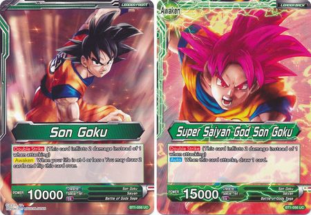 Son Goku // Super Saiyan God Son Goku (BT1-056) [Galactic Battle] | Red Riot Games CA