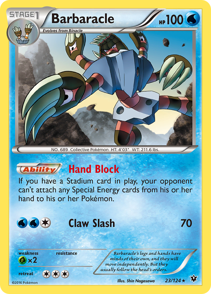 Barbaracle (23/124) [XY: Fates Collide] | Red Riot Games CA