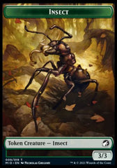 Human // Insect Double-Sided Token [Innistrad: Midnight Hunt Tokens] | Red Riot Games CA
