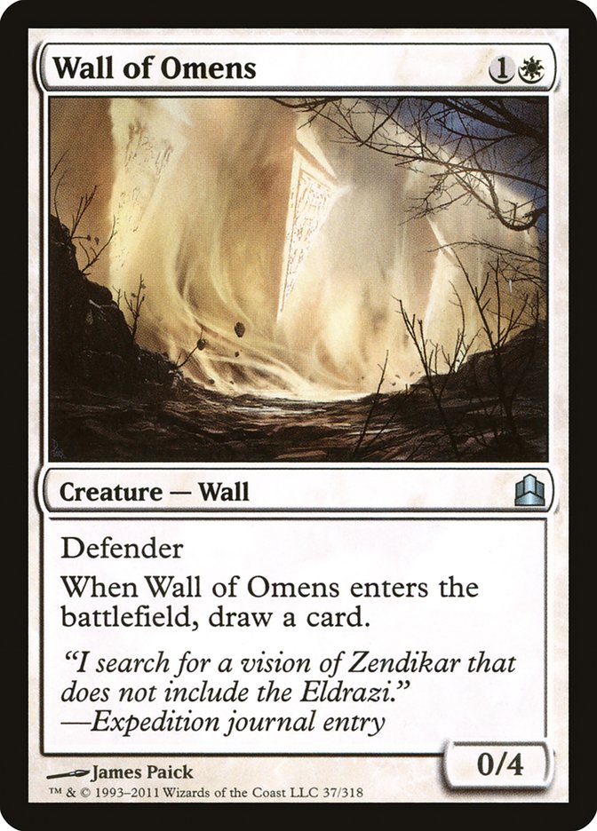 Wall of Omens [Commander 2011] | Red Riot Games CA