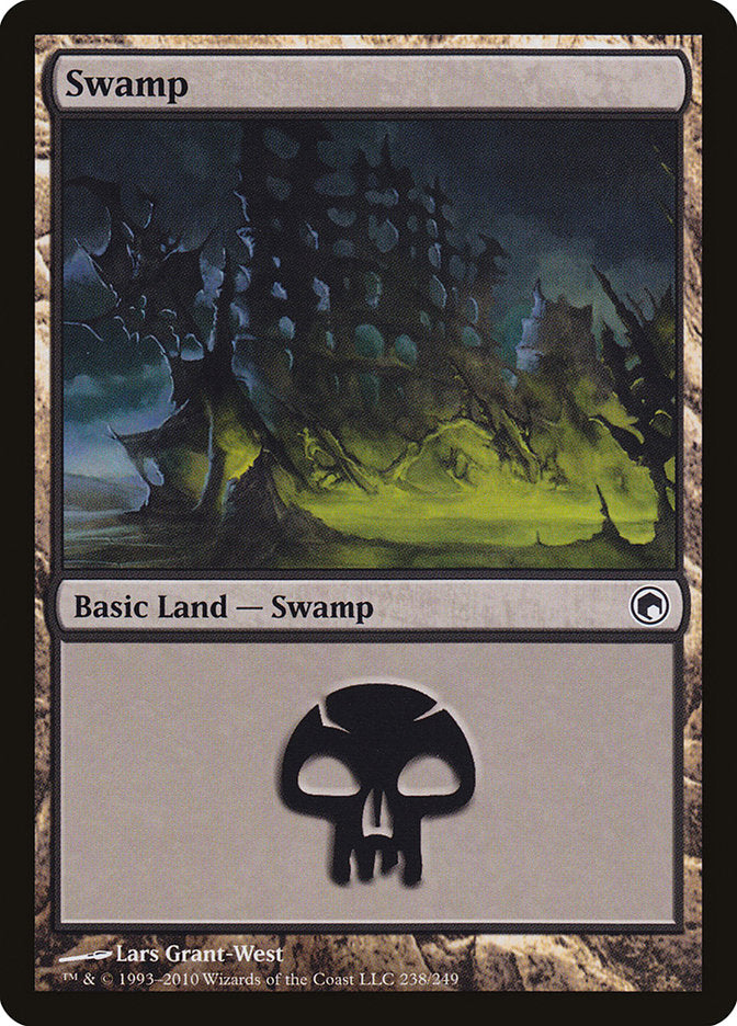 Swamp (238) [Scars of Mirrodin] | Red Riot Games CA
