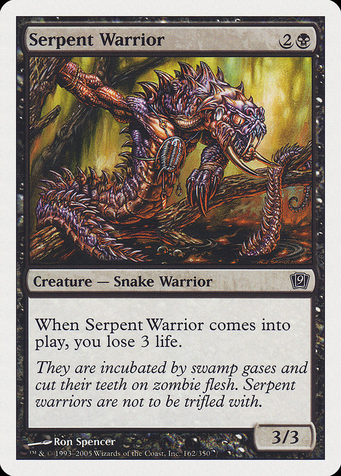 Serpent Warrior [Ninth Edition] | Red Riot Games CA