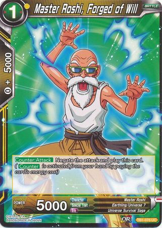 Master Roshi, Forged of Will (TB1-076) [The Tournament of Power] | Red Riot Games CA