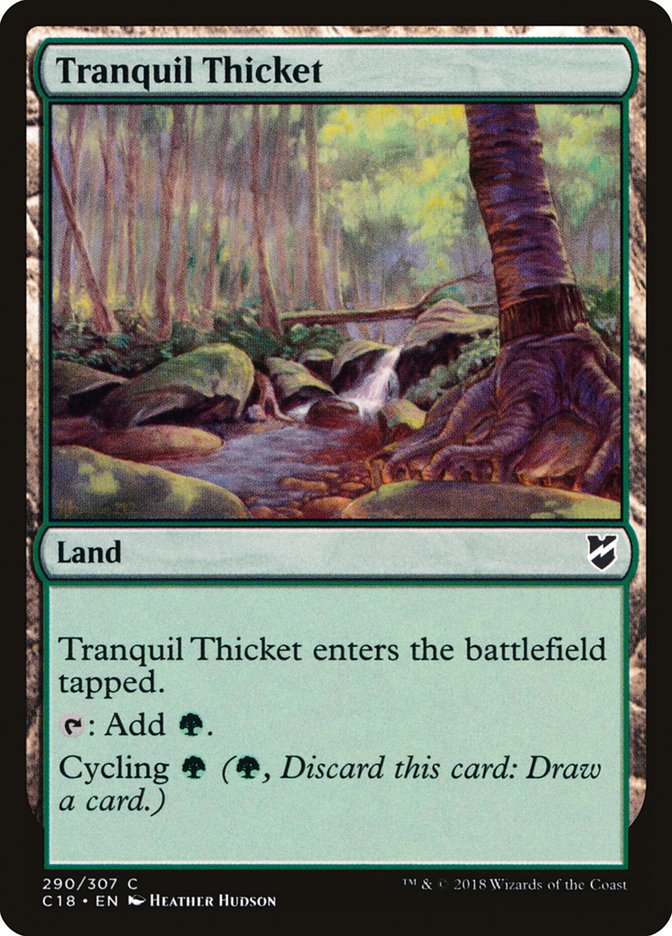 Tranquil Thicket [Commander 2018] | Red Riot Games CA