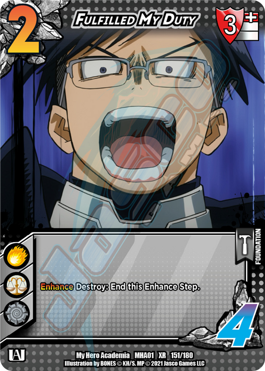 Fulfilled My Duty (XR) (Unlimited) [Series 1]