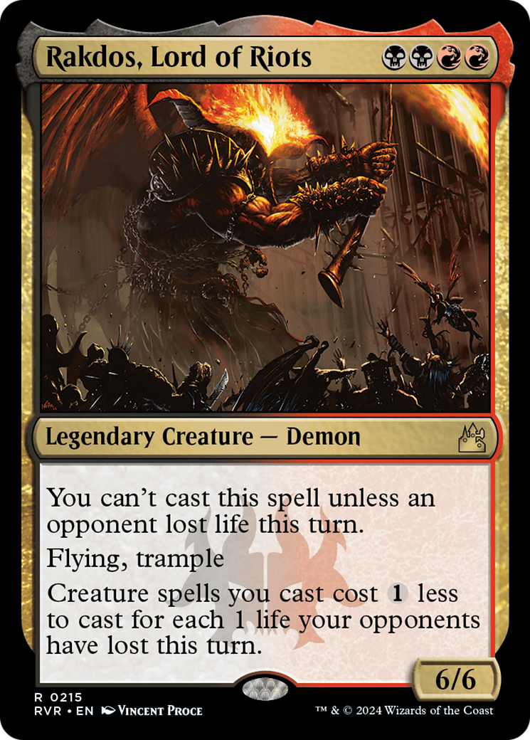Rakdos, Lord of Riots [Ravnica Remastered] | Red Riot Games CA