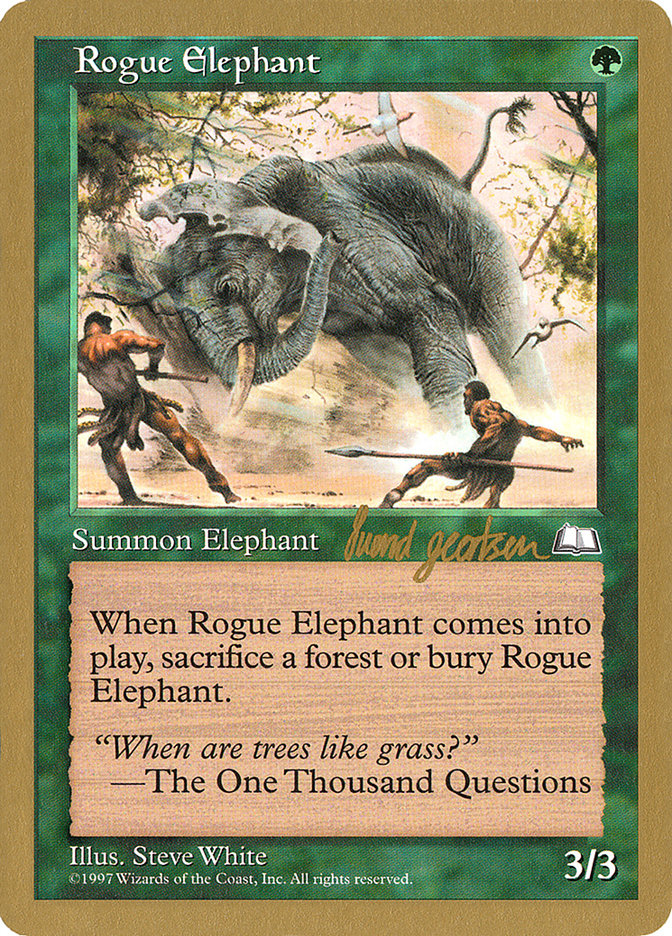 Rogue Elephant (Svend Geertsen) [World Championship Decks 1997] | Red Riot Games CA