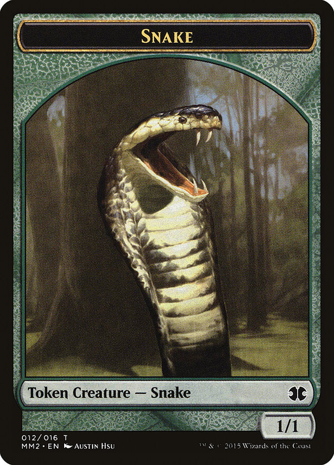 Snake Token [Modern Masters 2015 Tokens] | Red Riot Games CA