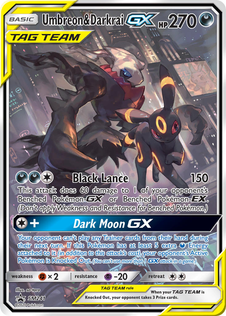 Umbreon & Darkrai GX (SM241) [Sun & Moon: Black Star Promos] | Red Riot Games CA