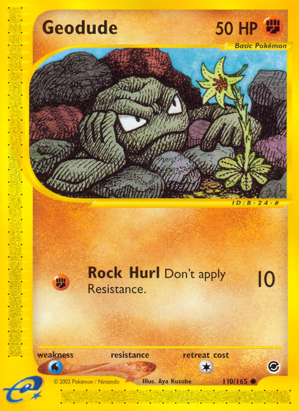 Geodude (110/165) [Expedition: Base Set] | Red Riot Games CA