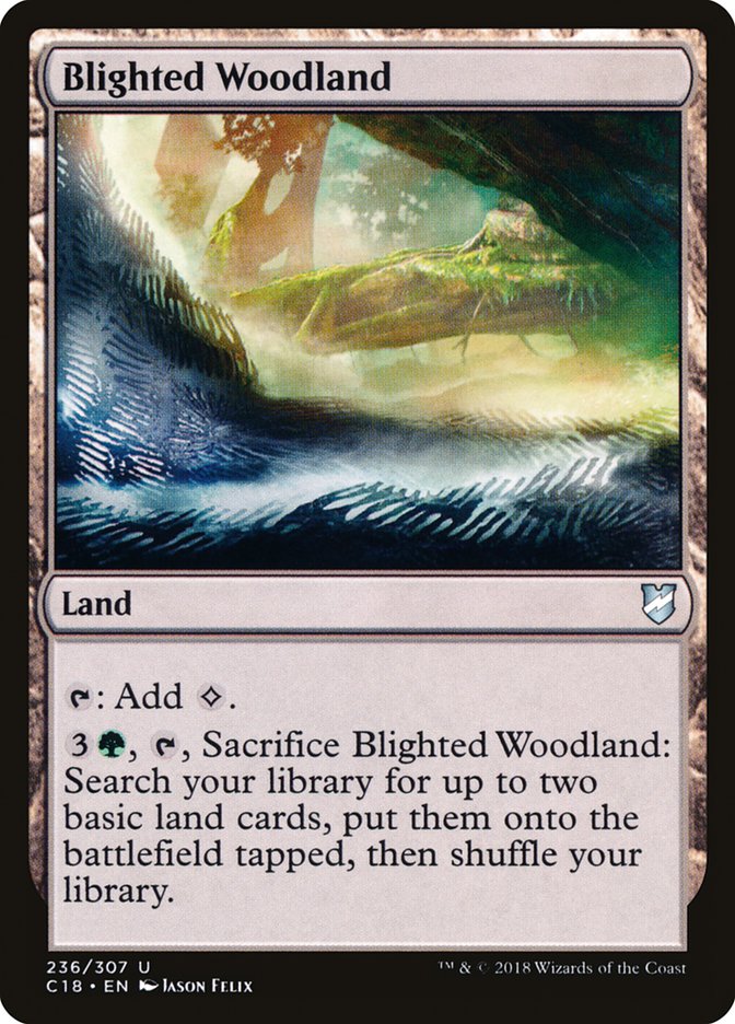 Blighted Woodland [Commander 2018] | Red Riot Games CA