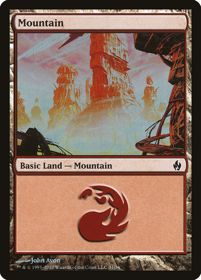 Mountain (31) [Premium Deck Series: Fire and Lightning] | Red Riot Games CA