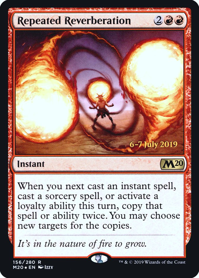 Repeated Reverberation [Core Set 2020 Prerelease Promos] | Red Riot Games CA