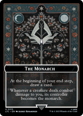 The Monarch // Treasure Double-Sided Token [The Lord of the Rings: Tales of Middle-Earth Commander Tokens] | Red Riot Games CA