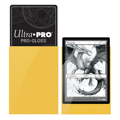 Ultra PRO: Standard 50ct Sleeves - PRO-Gloss (Yellow)