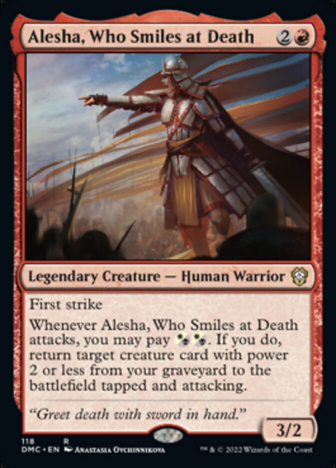 Alesha, Who Smiles at Death [Dominaria United Commander] | Red Riot Games CA