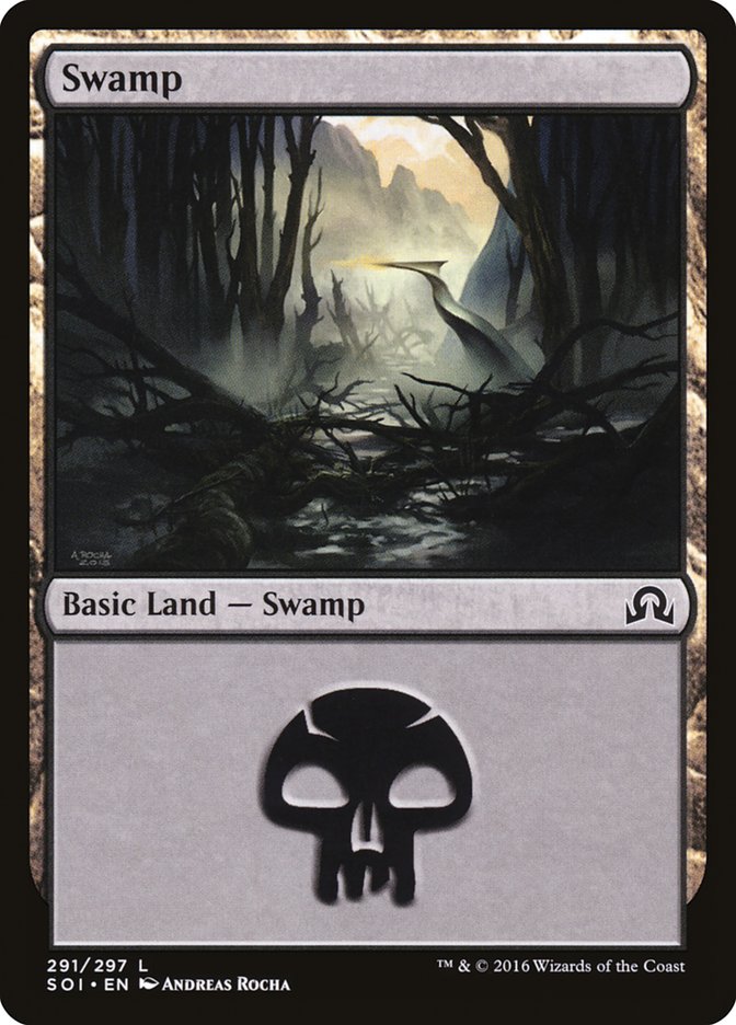 Swamp (291) [Shadows over Innistrad] | Red Riot Games CA