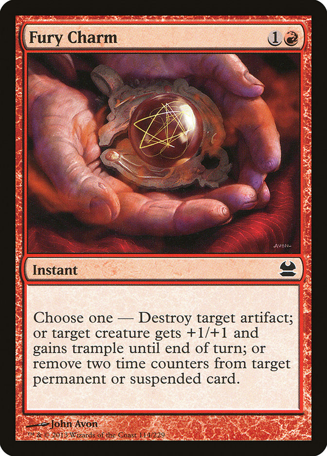 Fury Charm [Modern Masters] | Red Riot Games CA