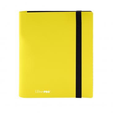 Ultra Pro: Eclipse 4 Pocket Lemon Yellow Pro Binder