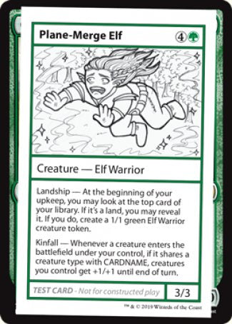 Plane-Merge Elf (2021 Edition) [Mystery Booster Playtest Cards] | Red Riot Games CA