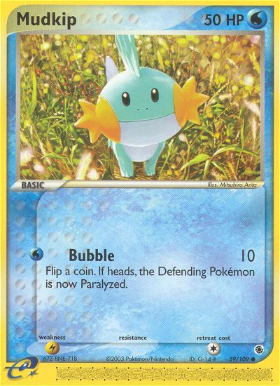 Mudkip (59/109) [EX: Ruby & Sapphire] | Red Riot Games CA