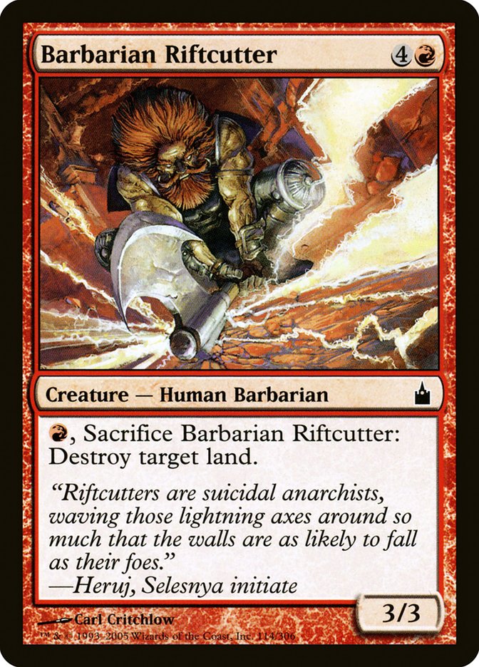 Barbarian Riftcutter [Ravnica: City of Guilds] | Red Riot Games CA