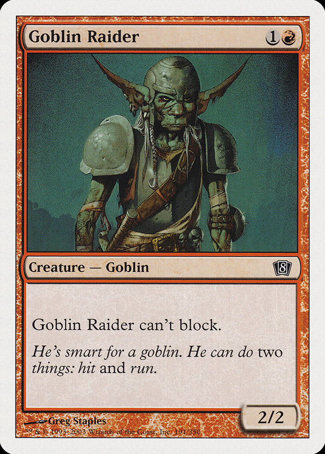 Goblin Raider [Eighth Edition] | Red Riot Games CA