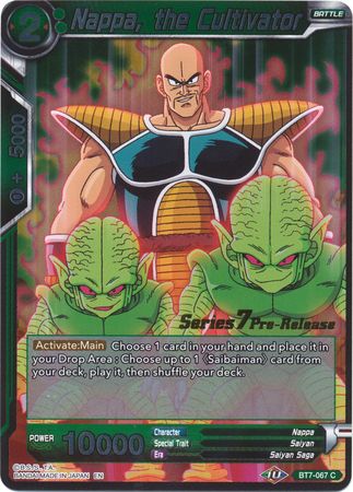 Nappa, the Cultivator (BT7-067_PR) [Assault of the Saiyans Prerelease Promos] | Red Riot Games CA