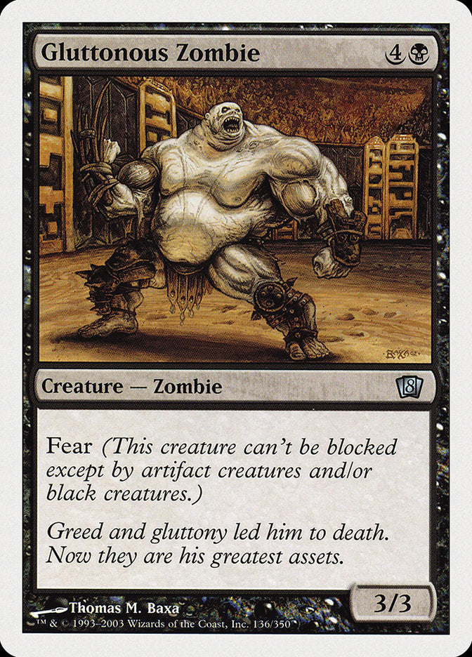 Gluttonous Zombie [Eighth Edition] | Red Riot Games CA