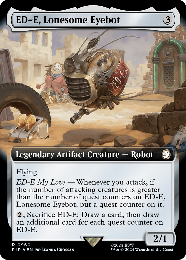 ED-E, Lonesome Eyebot (Extended Art) (Surge Foil) [Fallout] | Red Riot Games CA