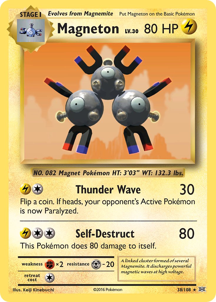 Magneton (38/108) (Theme Deck Exclusive) [XY: Evolutions] | Red Riot Games CA