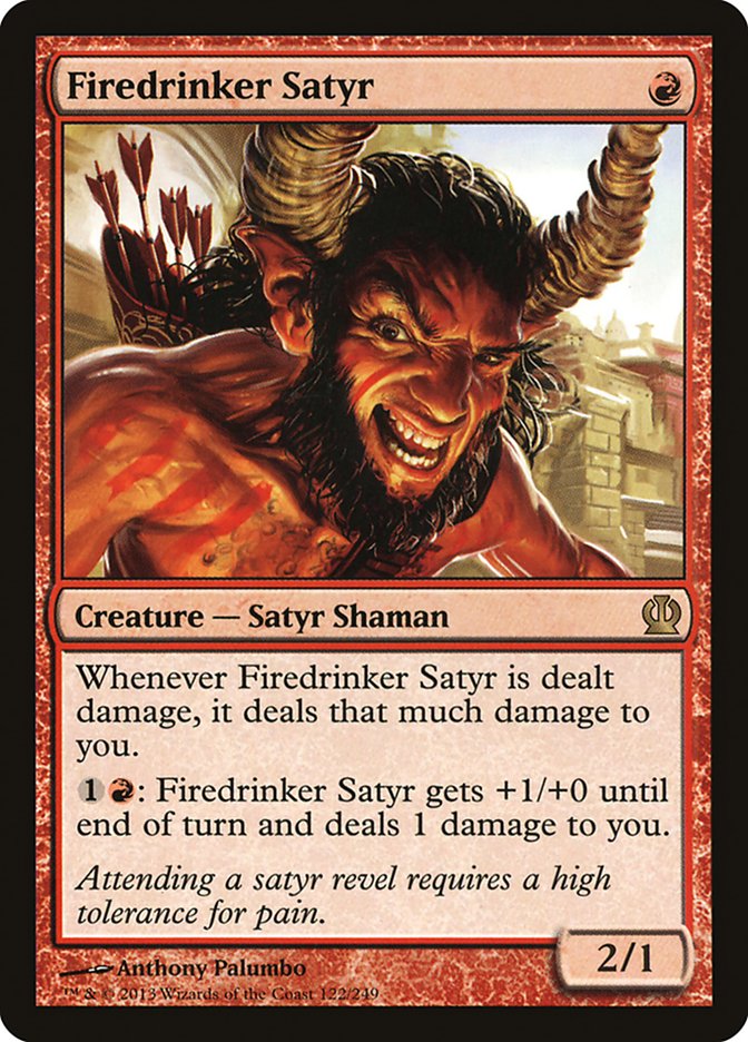 Firedrinker Satyr [Theros] | Red Riot Games CA