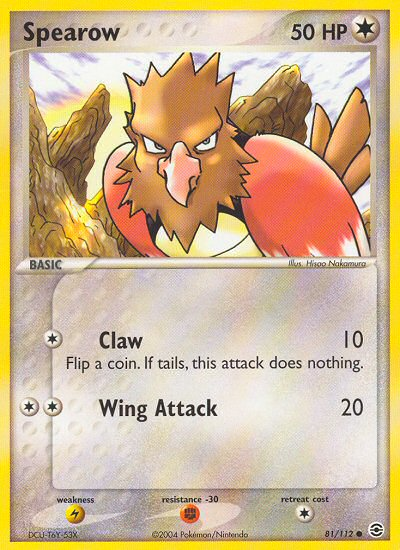 Spearow (81/112) [EX: FireRed & LeafGreen] | Red Riot Games CA