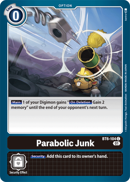 Parabolic Junk [BT6-104] [Double Diamond] | Red Riot Games CA
