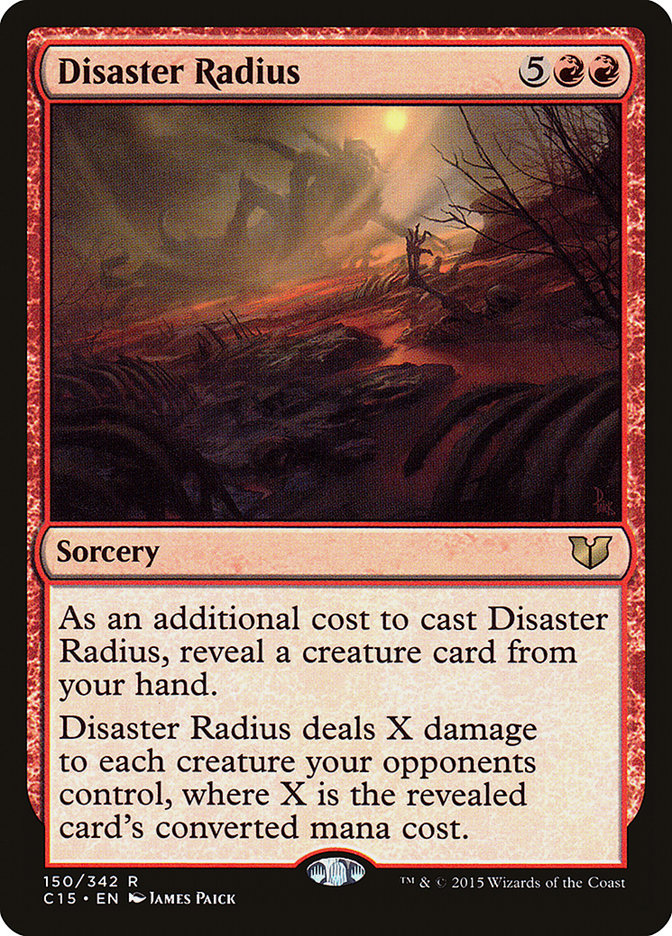 Disaster Radius [Commander 2015] | Red Riot Games CA