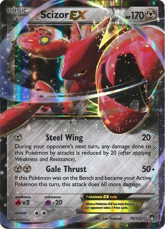Scizor EX (76/122) (Jumbo Card) [XY: BREAKpoint] | Red Riot Games CA